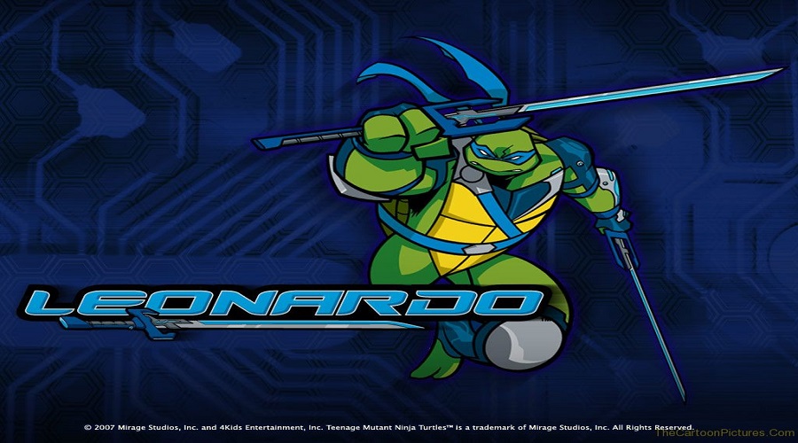 The ninja turtles names Leonardo