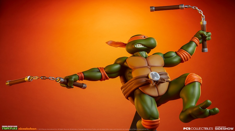 The ninja turtles names Michelangelo